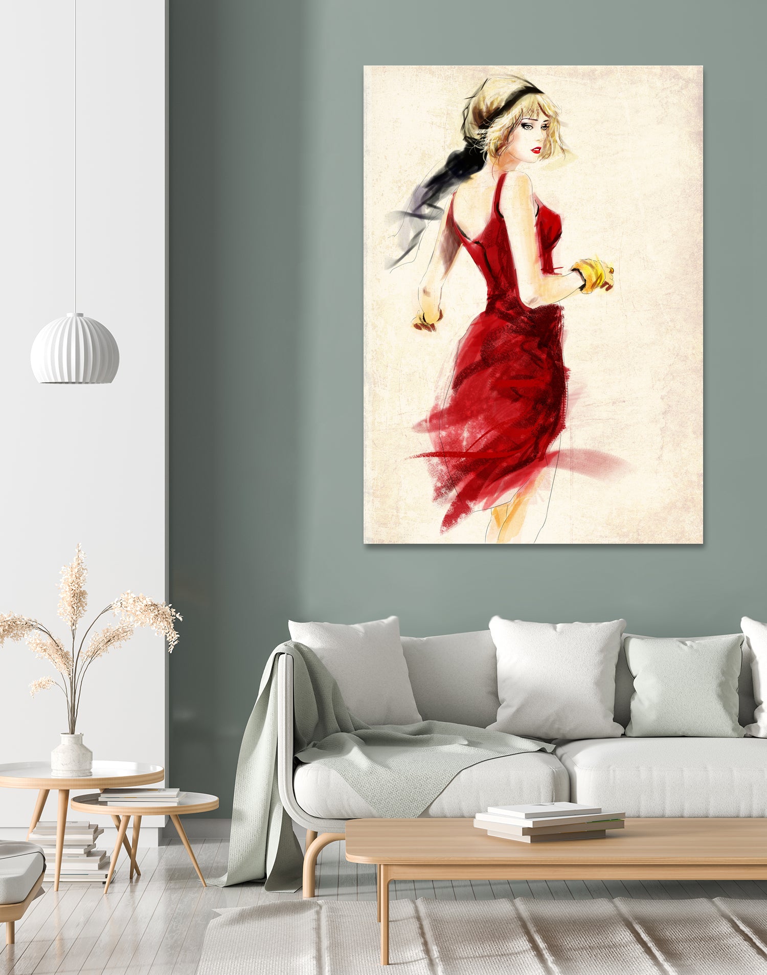 Erica by Ng Chun Fui on GIANT ART - red digital painting