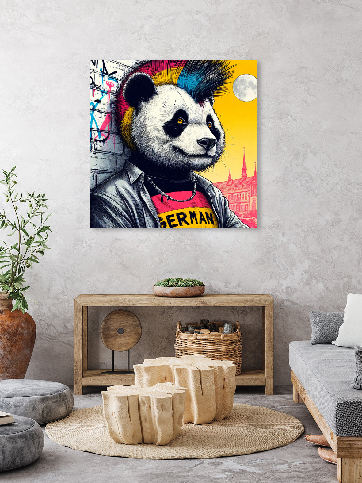 ANARCHY IN THE FRG 2 by OTIS PORRITT on GIANT ART - yellow digital painting