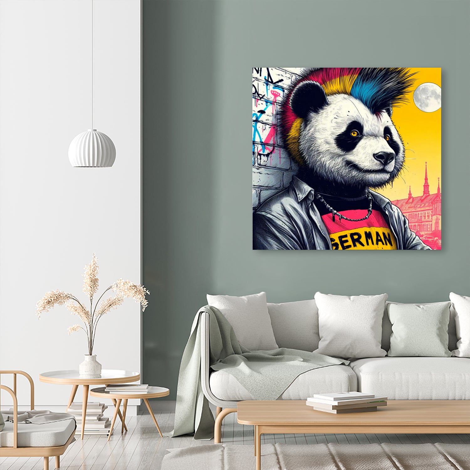 ANARCHY IN THE FRG 2 by OTIS PORRITT on GIANT ART - yellow digital painting