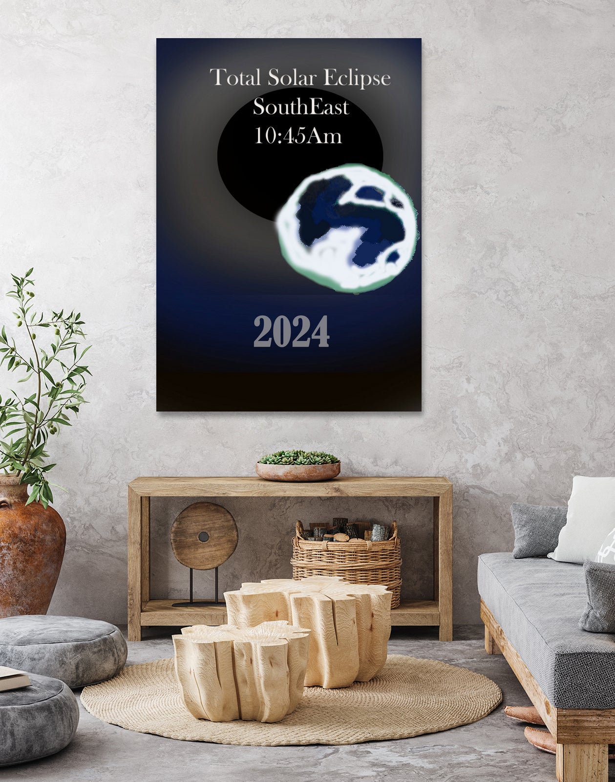 People.watch.10.45.eclipse by Matthew McGuire on GIANT ART - blue digital painting