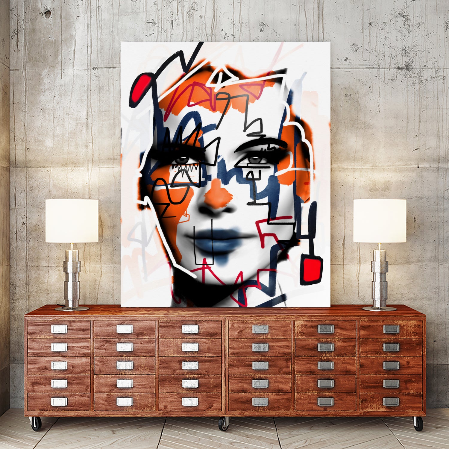 Ladybug by Daniel Malta on GIANT ART - orange digital painting