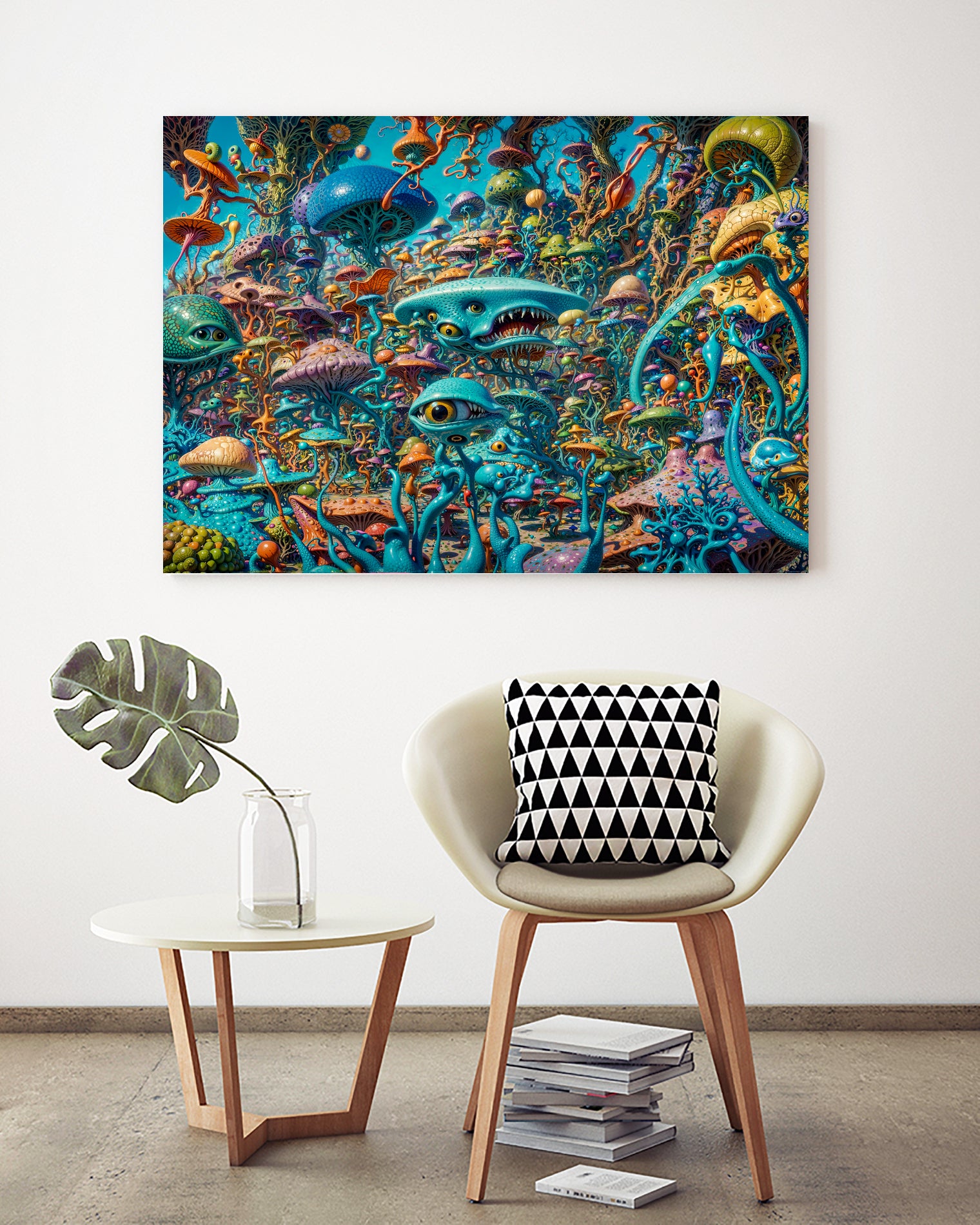 The Jungle Of The Absurd by Eric Ton on GIANT ART - white digital painting