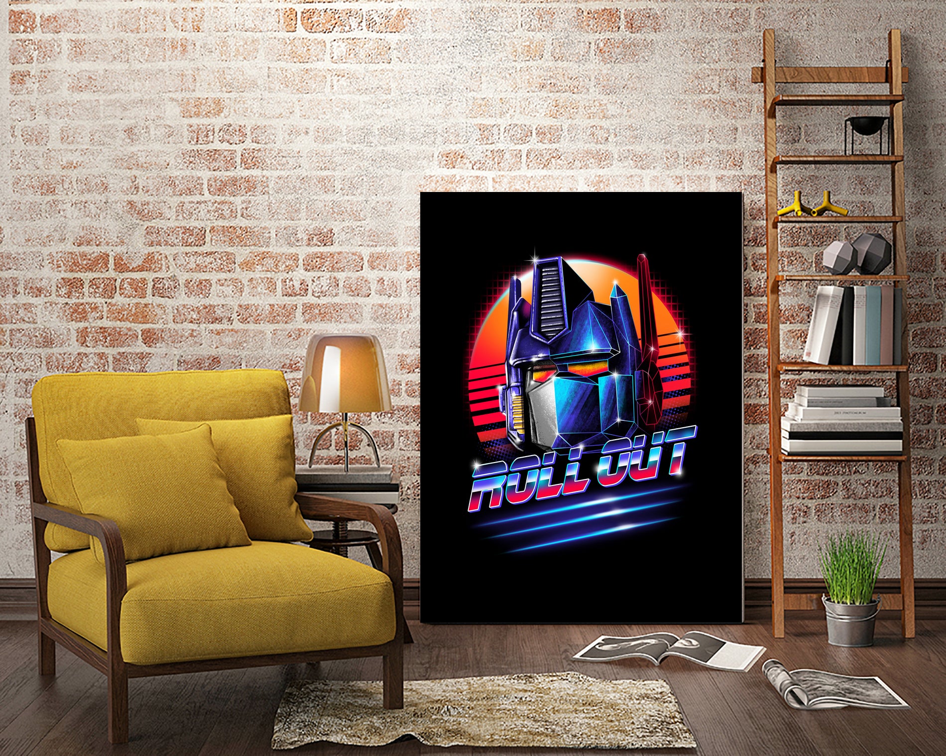 Roll Out! by Vincent Trinidad on GIANT ART - black digital painting