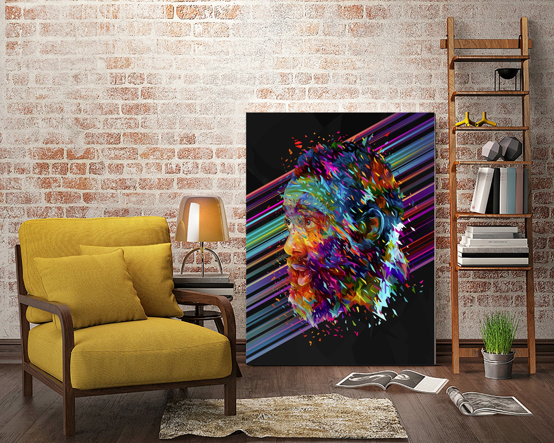 James Harden by Alessandro Pautasso on GIANT ART - yellow digital painting