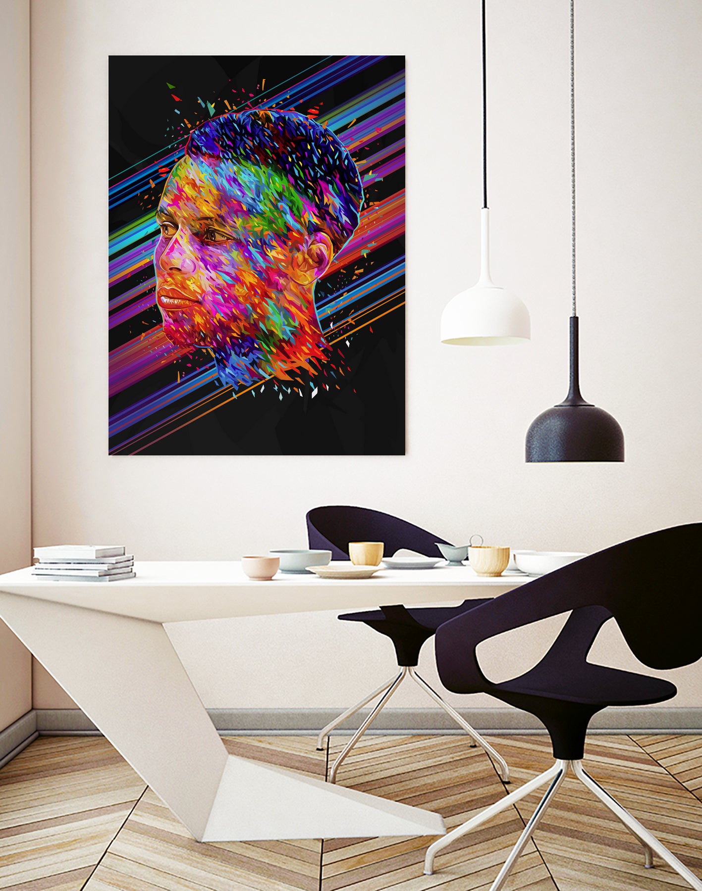 Stephen Curry by Alessandro Pautasso on GIANT ART - fuchsia digital painting