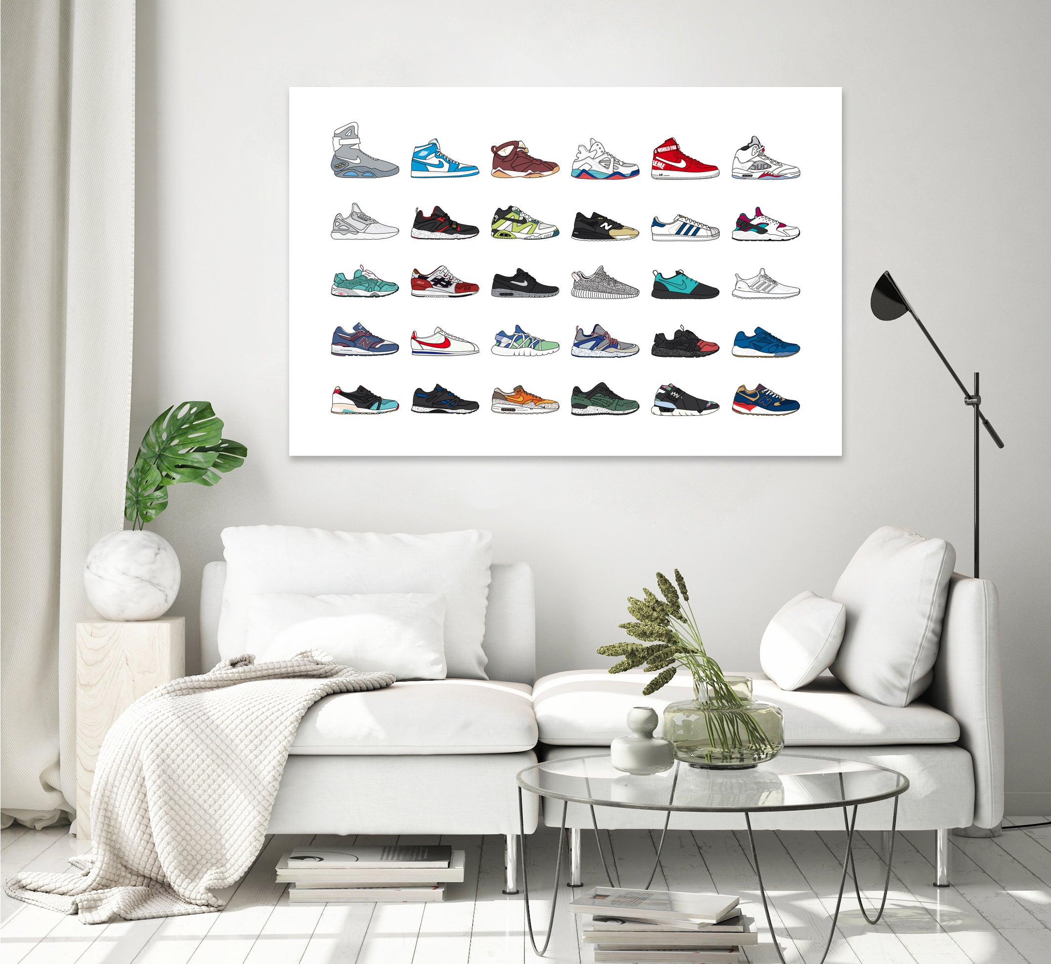 Assorted Sneaker by Herinson Alvarez on GIANT ART - white digital drawing