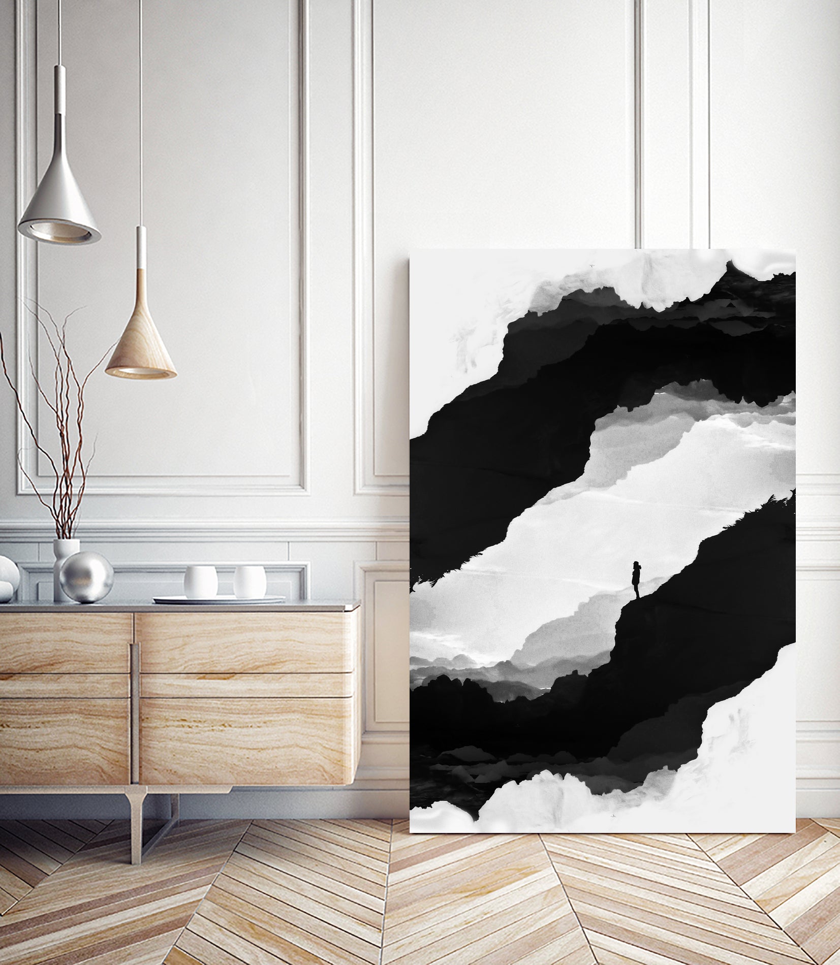 White Isolation by Stoian Hitrov on GIANT ART - black photo illustration