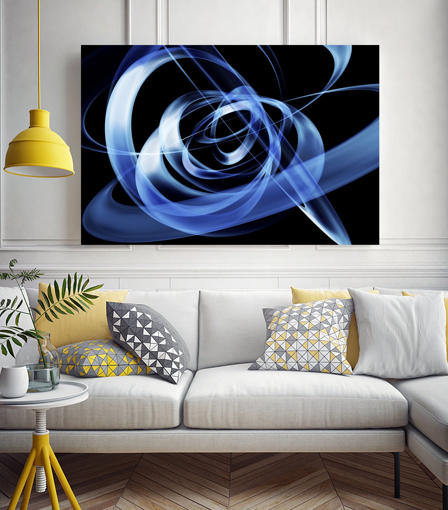 Gravity Well by George Smith on GIANT ART - blue 3d art