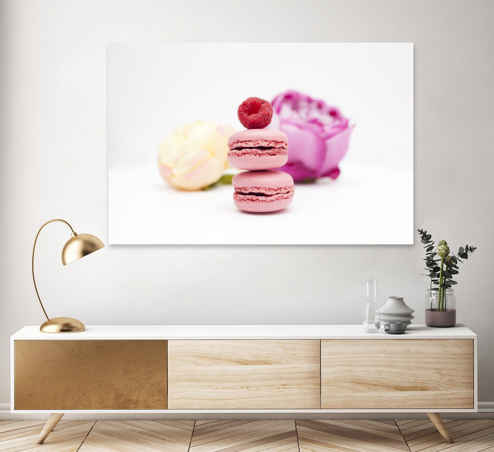 Pink macarons by Olivia Lorot on GIANT ART - pink photo illustration
