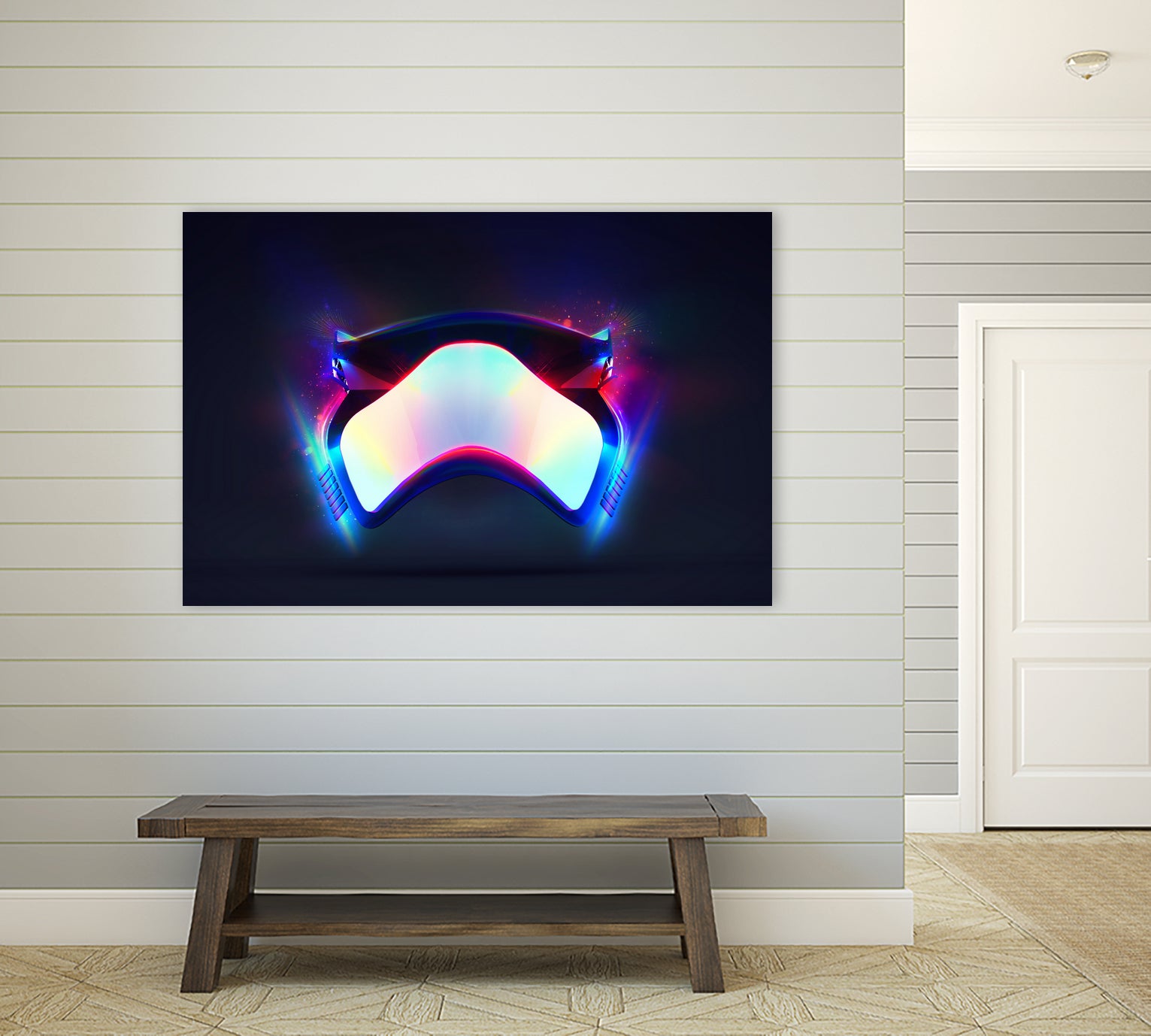 Stormtrooper Mask Black by Tony Ariawan on GIANT ART - black 3d art