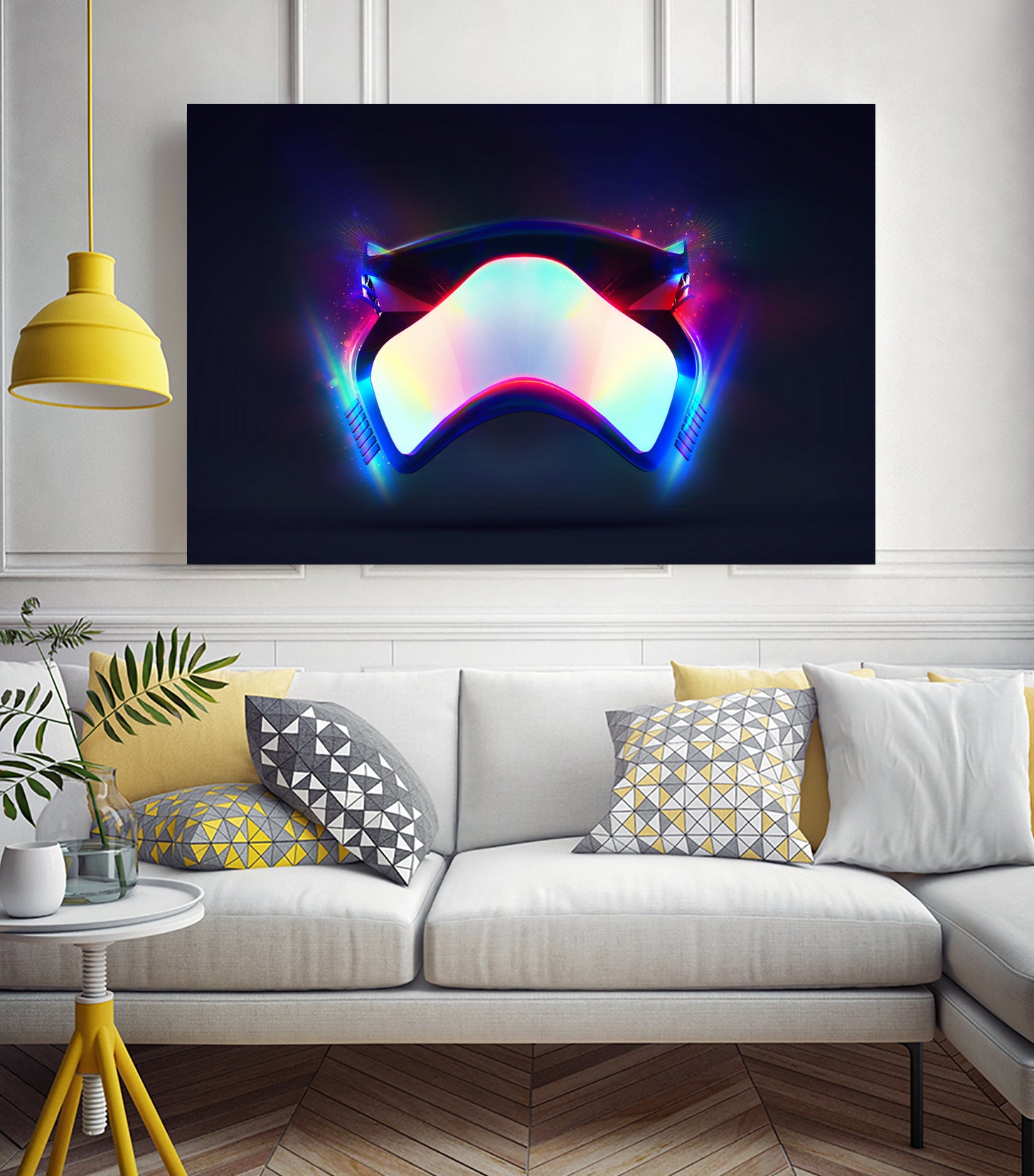 Stormtrooper Mask Black by Tony Ariawan on GIANT ART - black 3d art