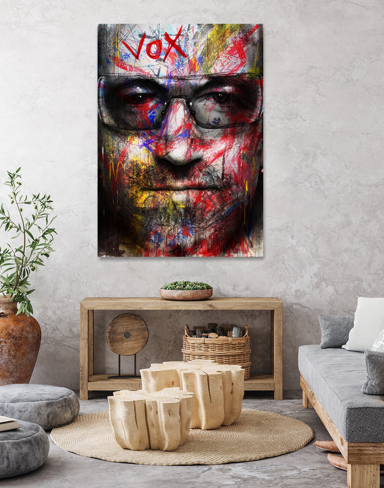 Vox by Daniel Malta on GIANT ART - red digital painting