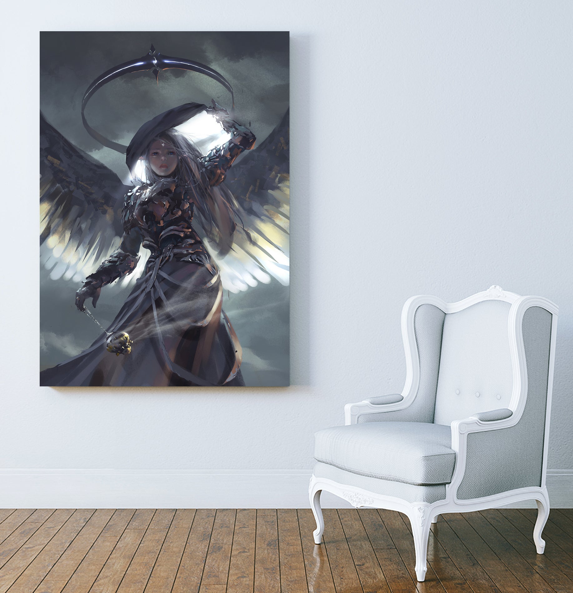 Light by Ling Wang on GIANT ART - blue digital painting