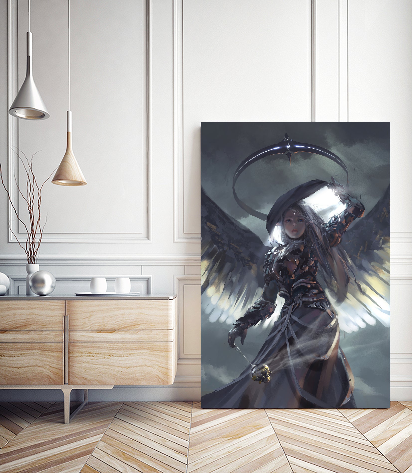 Light by Ling Wang on GIANT ART - blue digital painting