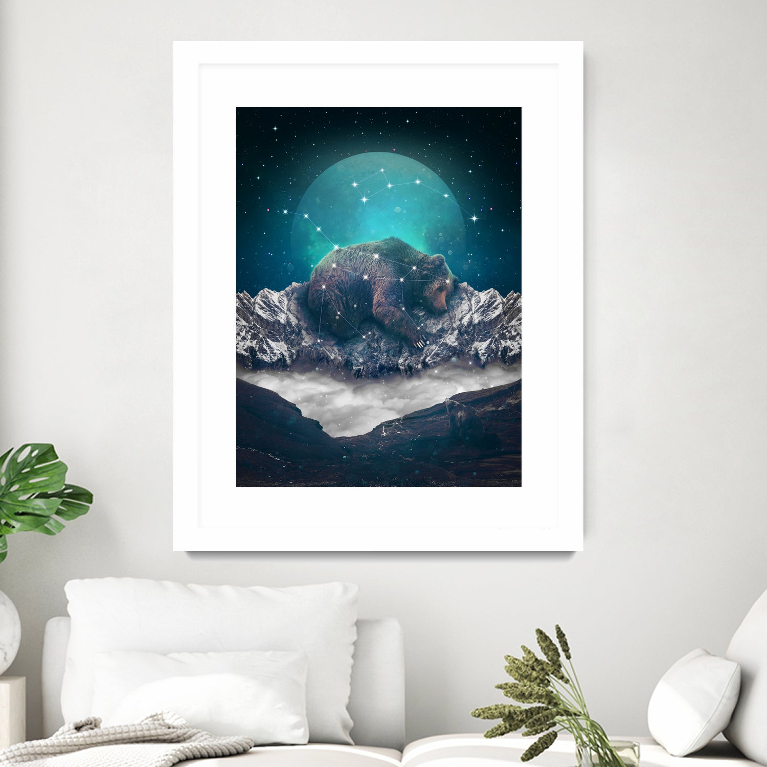 Under the Stars (Ursa Major) by Soaring Anchor on GIANT ART - blue photo illustration