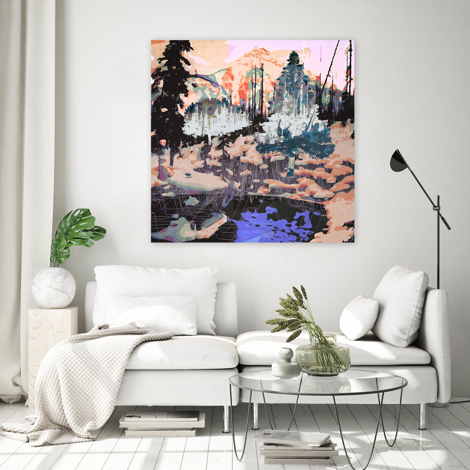 End Of The LIne by Jamison Gish on GIANT ART - blue digital painting