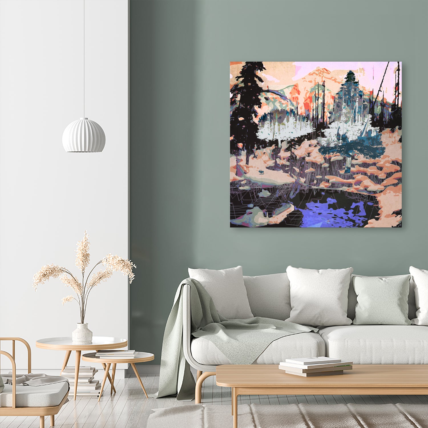 End Of The LIne by Jamison Gish on GIANT ART - blue digital painting