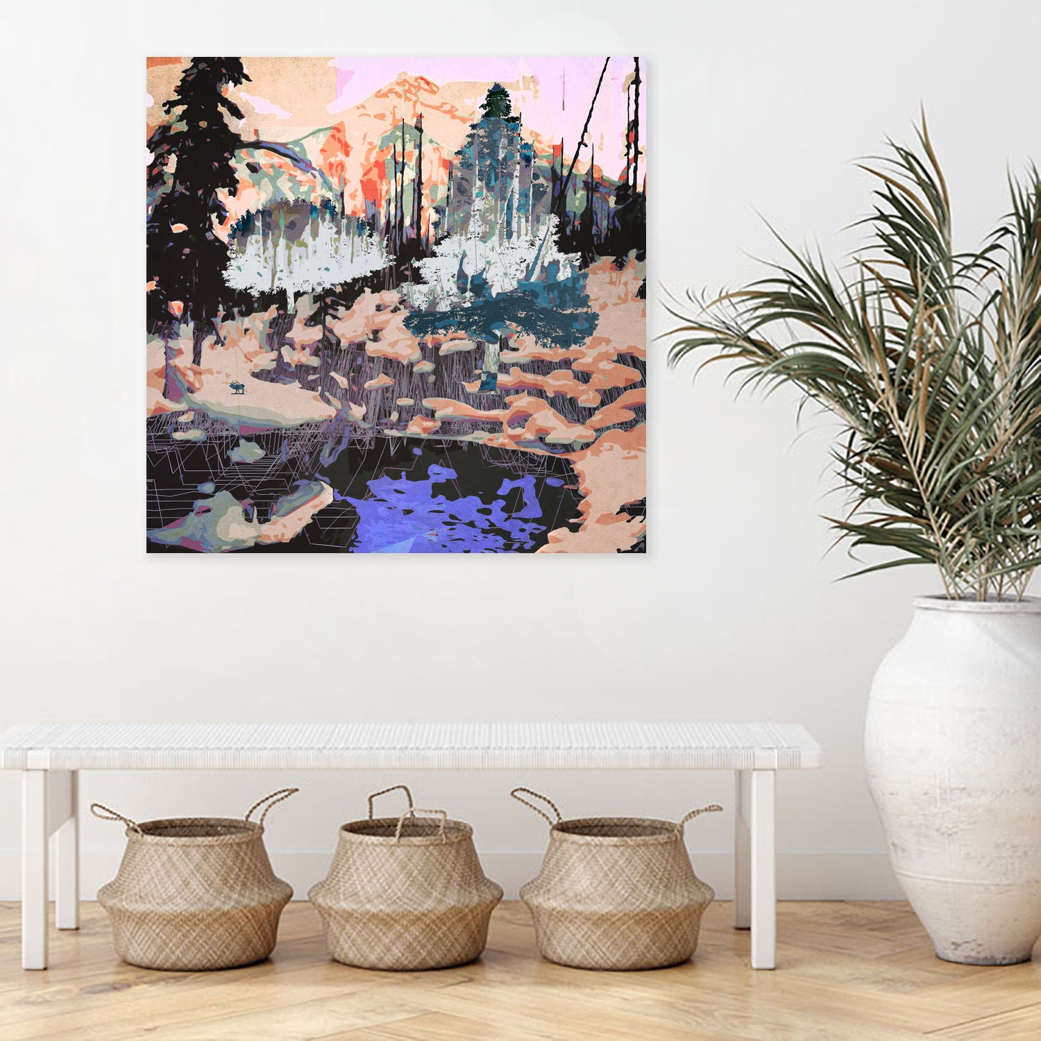 End Of The LIne by Jamison Gish on GIANT ART - blue digital painting