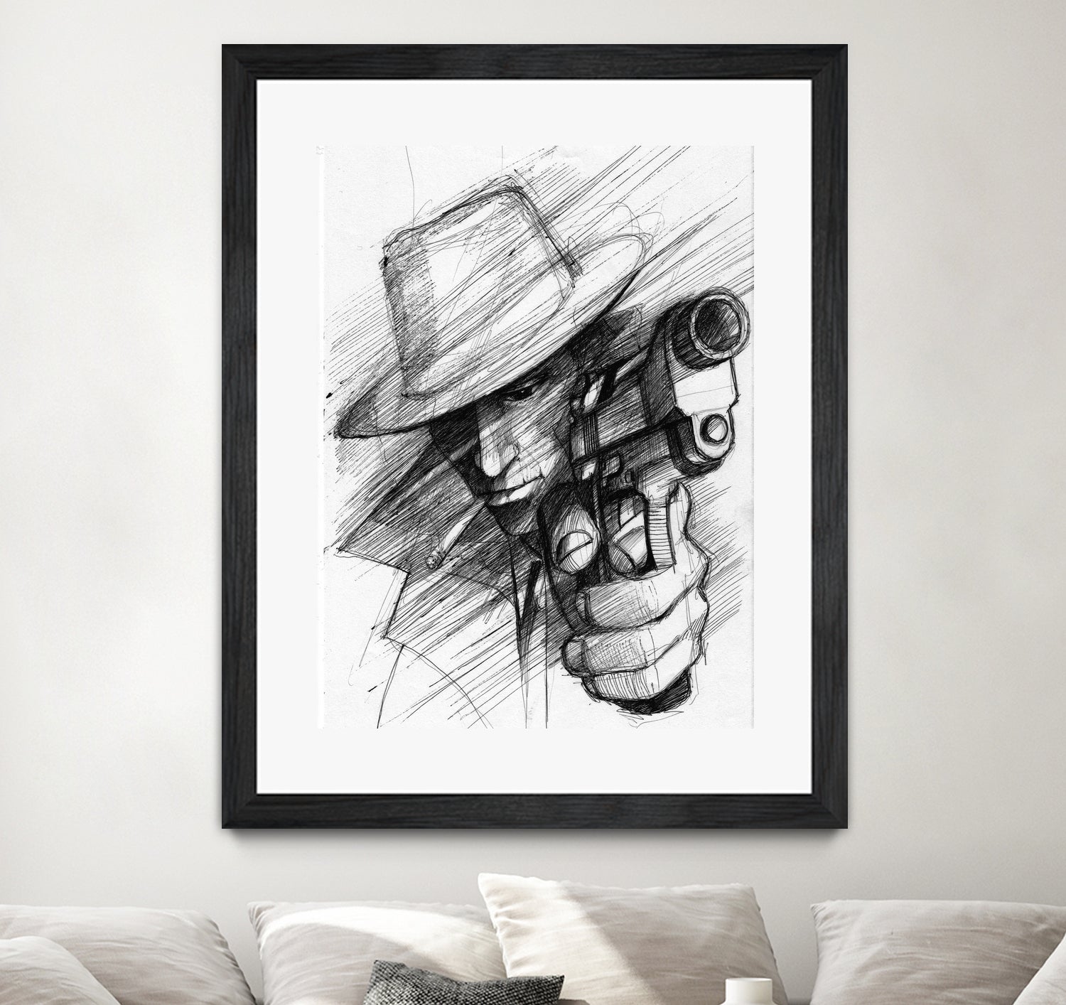 man by Marcin Kowalewski on GIANT ART - white digital drawing