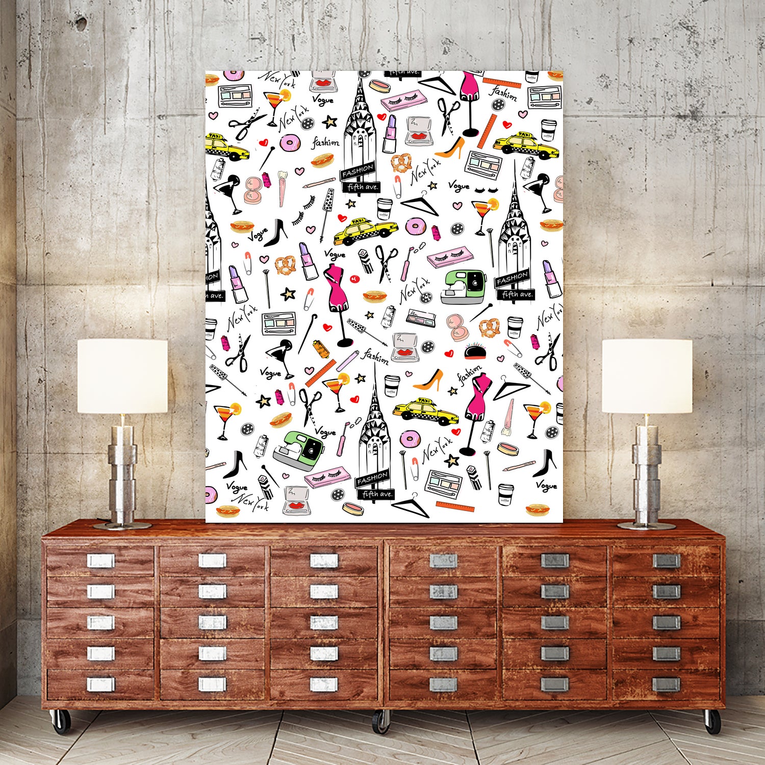 New York Fashion by mukta lata barua on GIANT ART - white digital painting