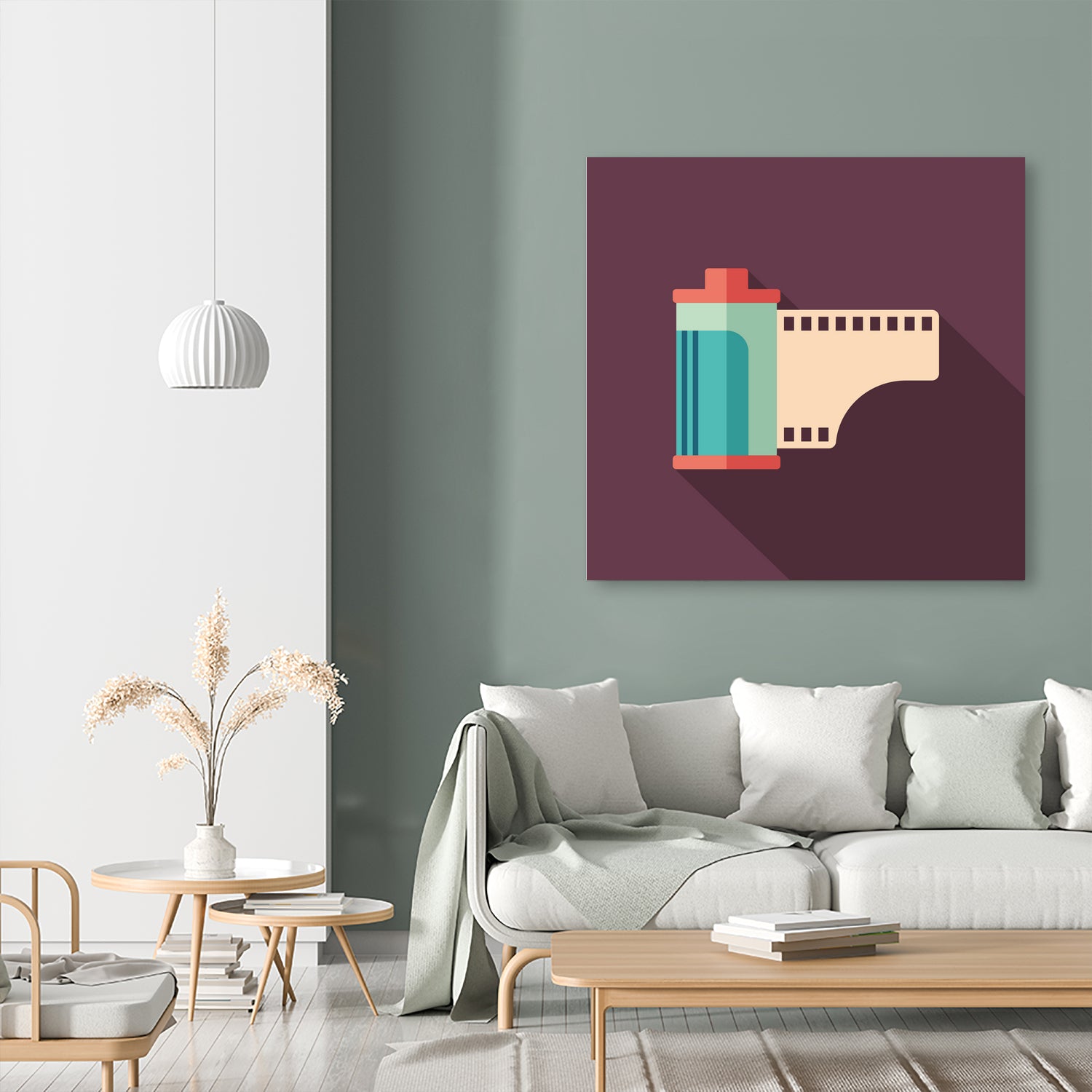 Camera Film Roll by Yury Velikanov on GIANT ART - white vector illustration