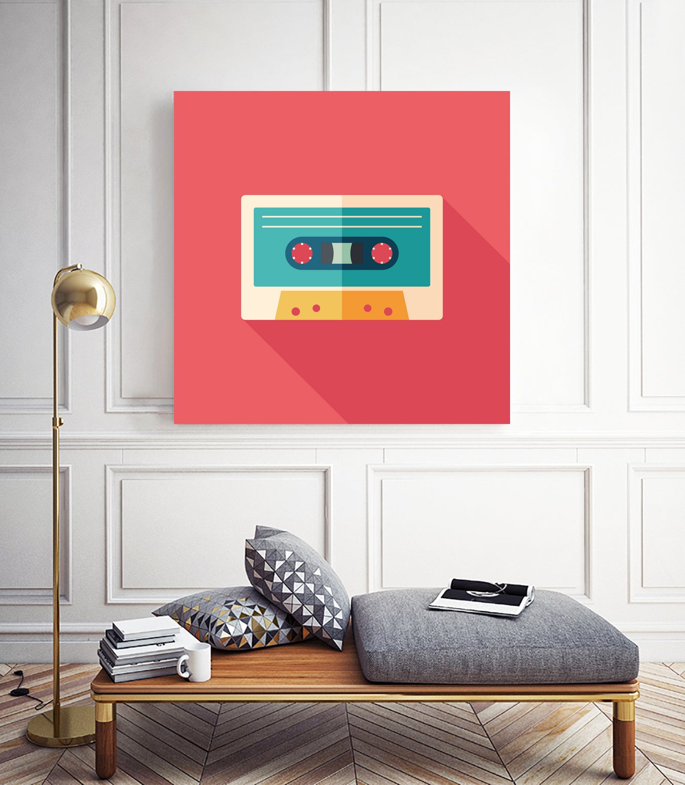 Audio Cassette by Yury Velikanov on GIANT ART - white vector illustration