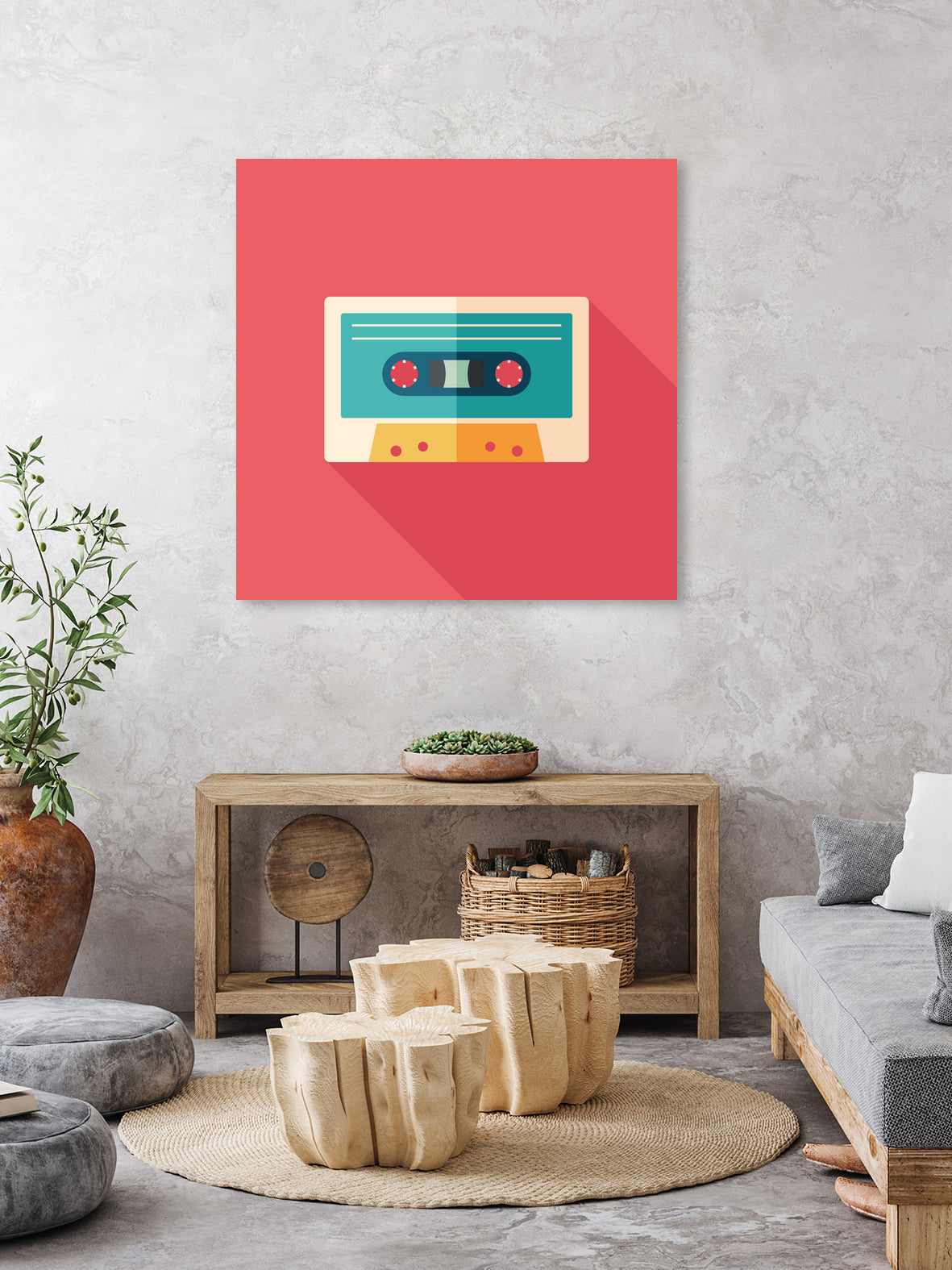 Audio Cassette by Yury Velikanov on GIANT ART - white vector illustration
