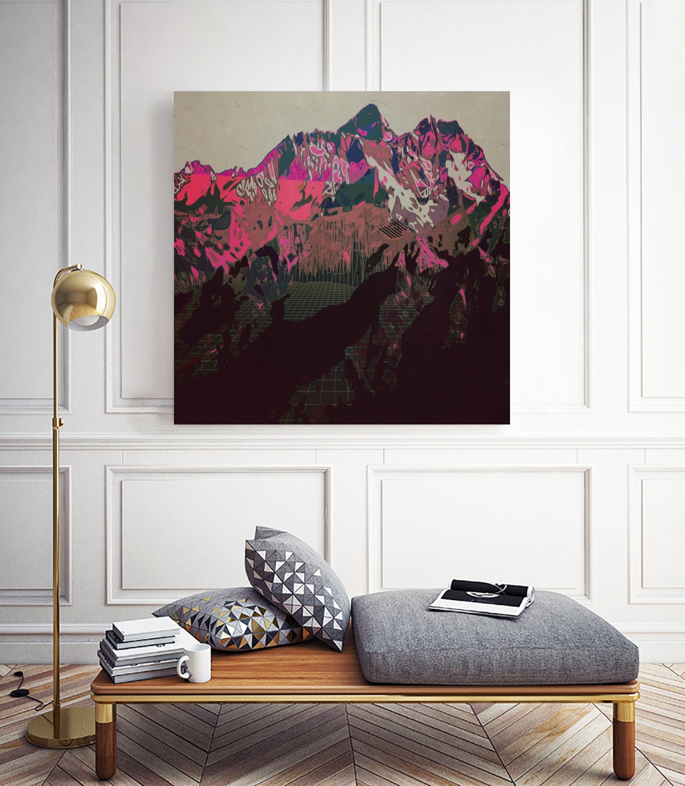 Endless, Nameless by Jamison Gish on GIANT ART - pink digital painting