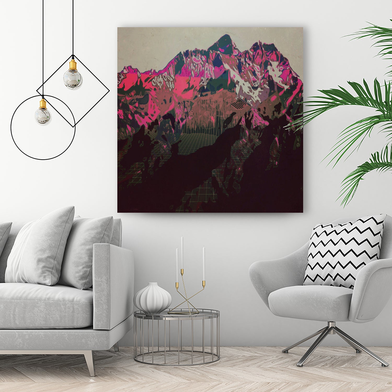 Endless, Nameless by Jamison Gish on GIANT ART - pink digital painting