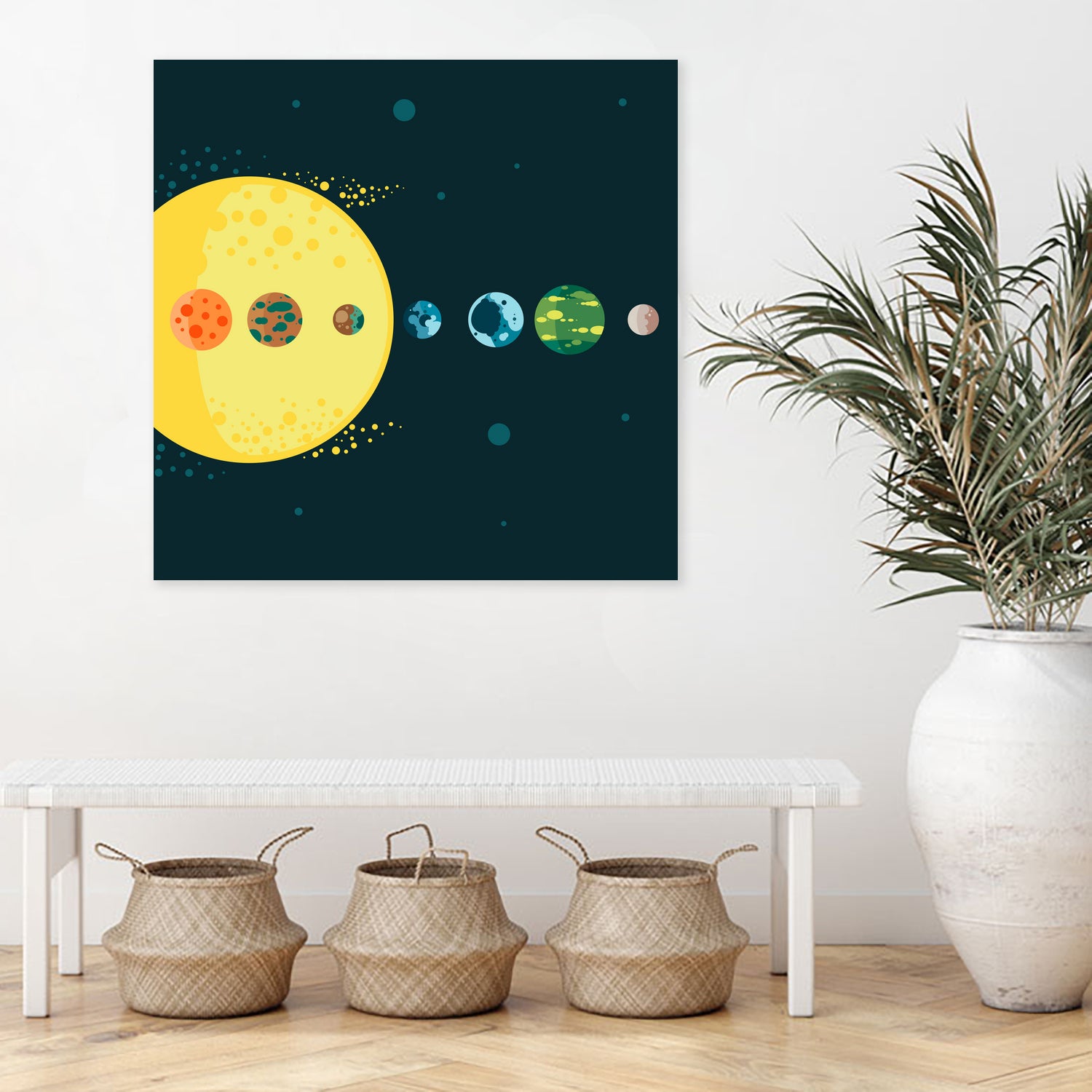 Trappist System by Alessandra Gagliano on GIANT ART - blue vector illustration