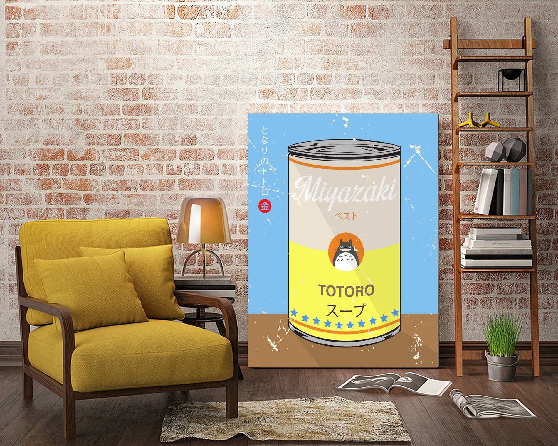 My Neighbor Totoro - Miyazaki - Special Soup Series by Hyo Kim on GIANT ART - orange character design