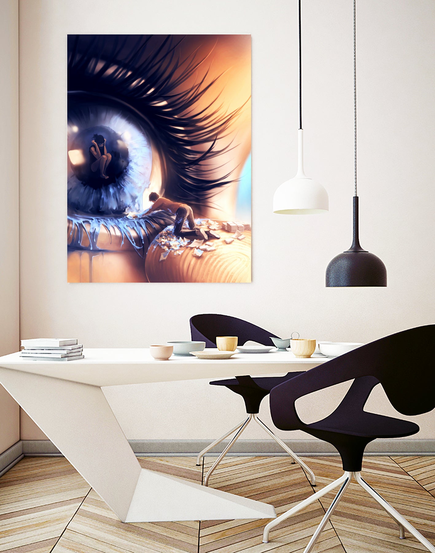 Show me love by Cyril Rolando on GIANT ART - yellow digital painting