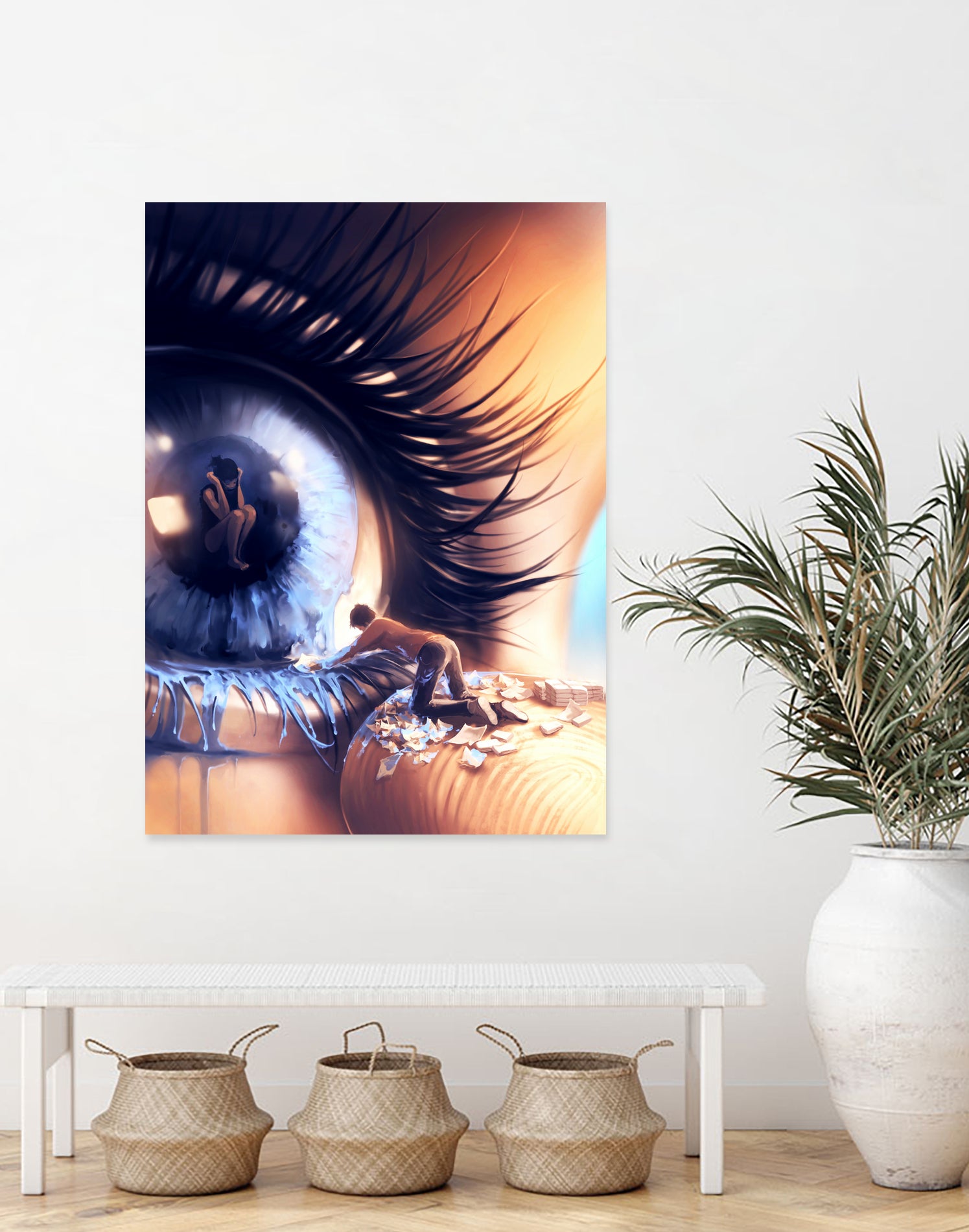 Show me love by Cyril Rolando on GIANT ART - yellow digital painting