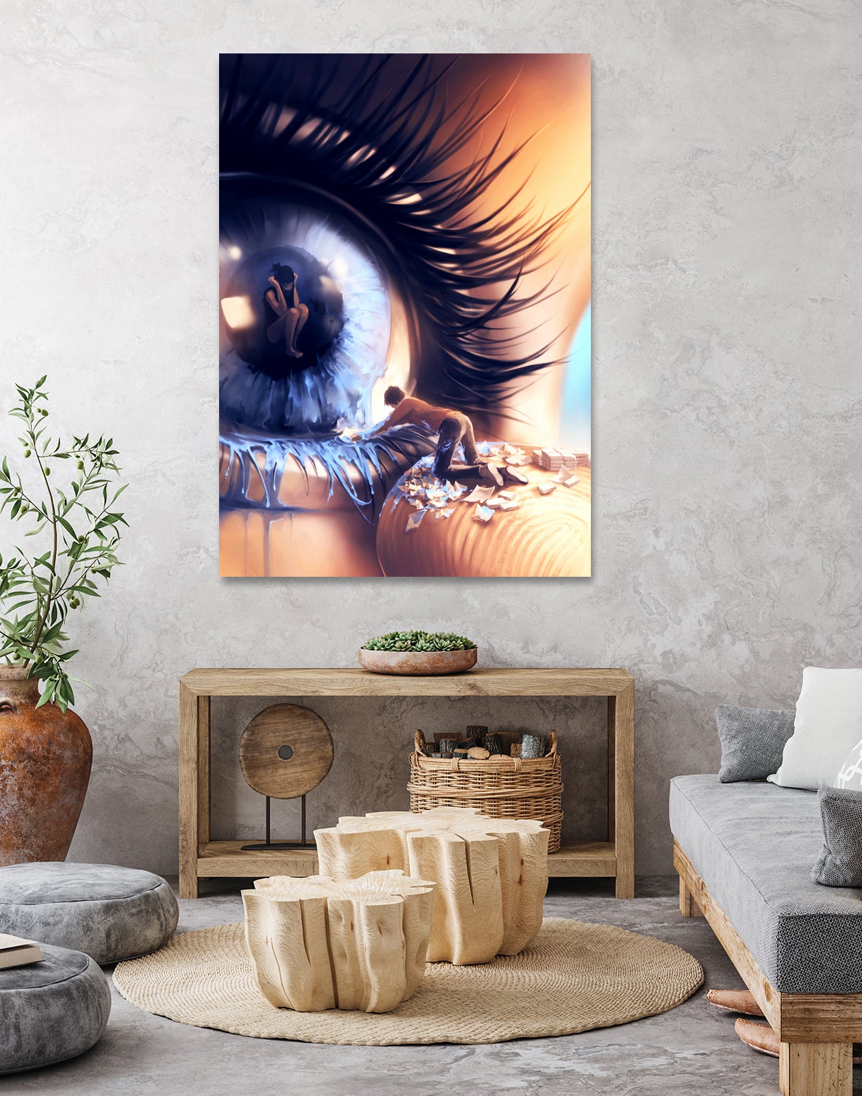 Show me love by Cyril Rolando on GIANT ART - yellow digital painting