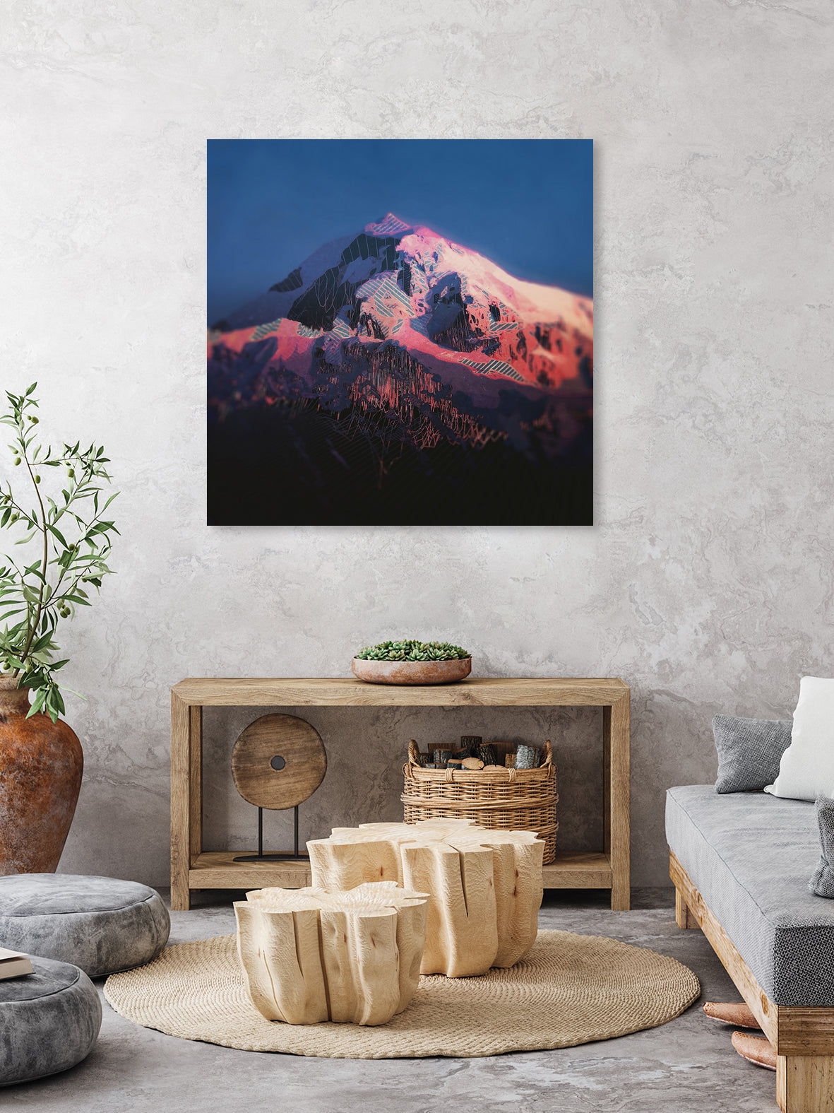 Can We Hang On by Jamison Gish on GIANT ART - blue digital painting