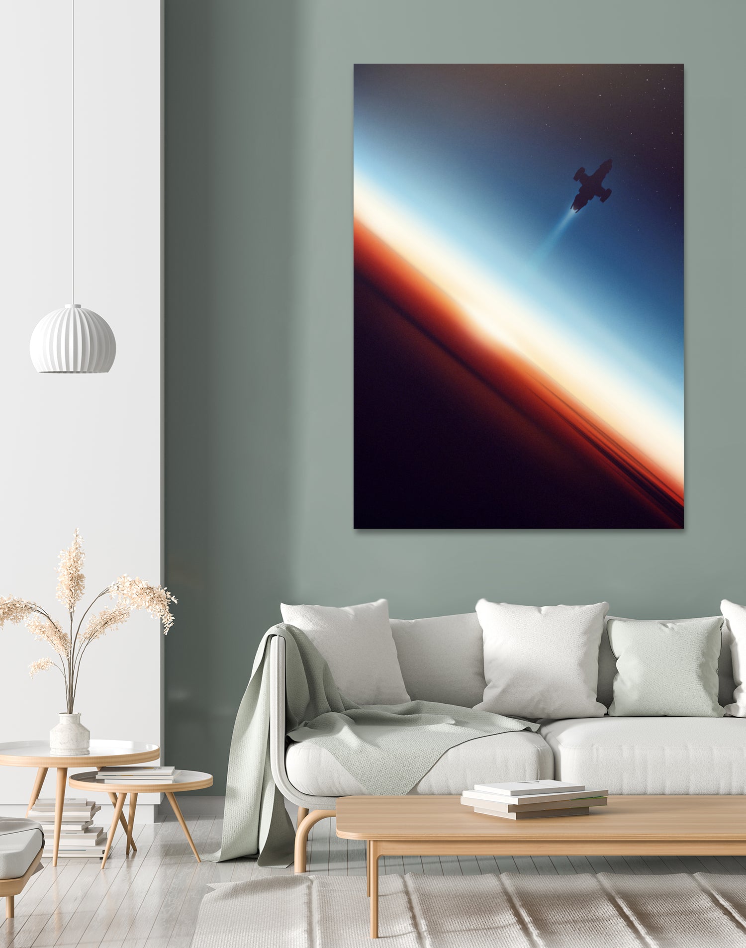 Into Space by Victor Vercesi on GIANT ART - blue photo illustration