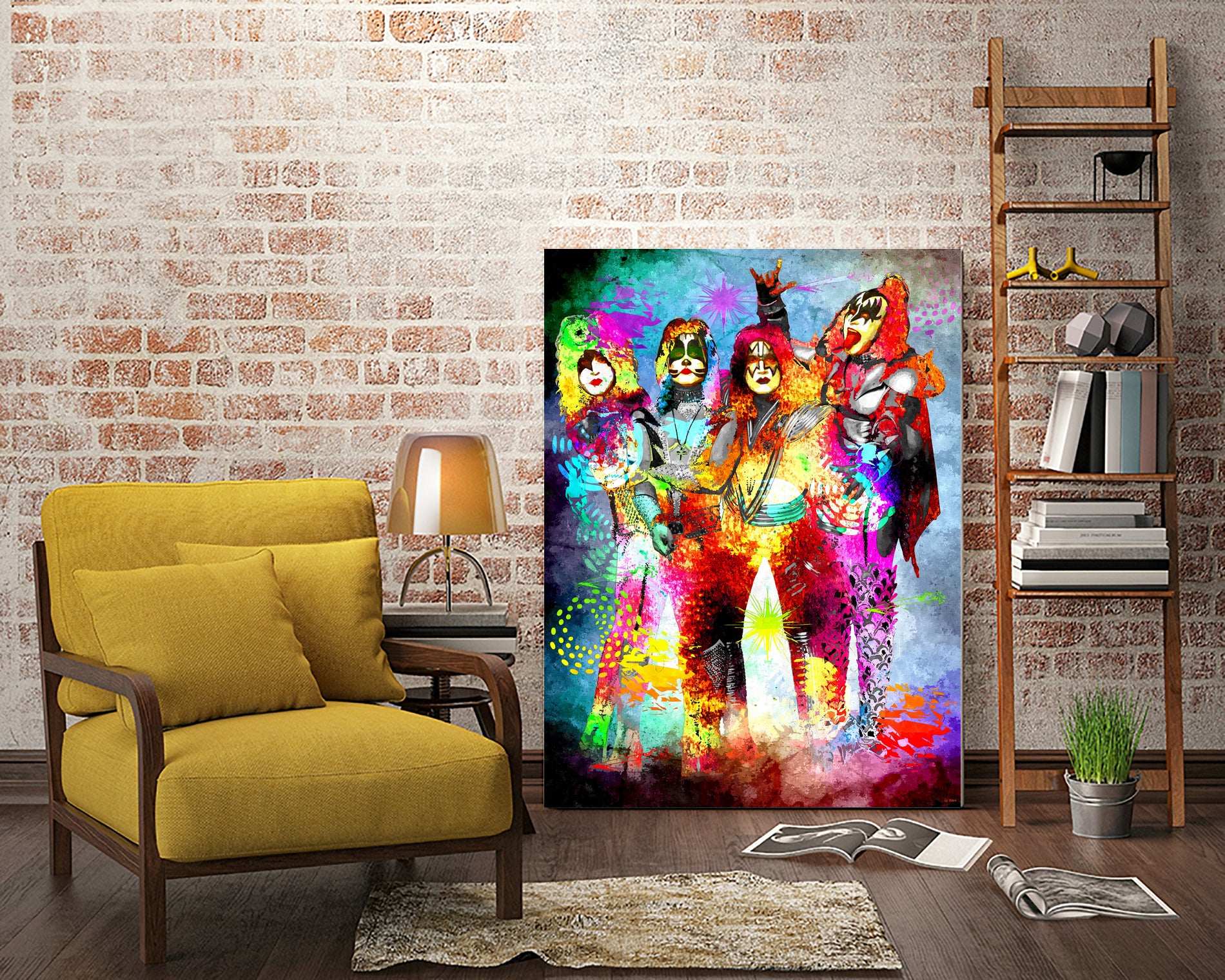 KISS by Daniel Janda on GIANT ART - white digital painting