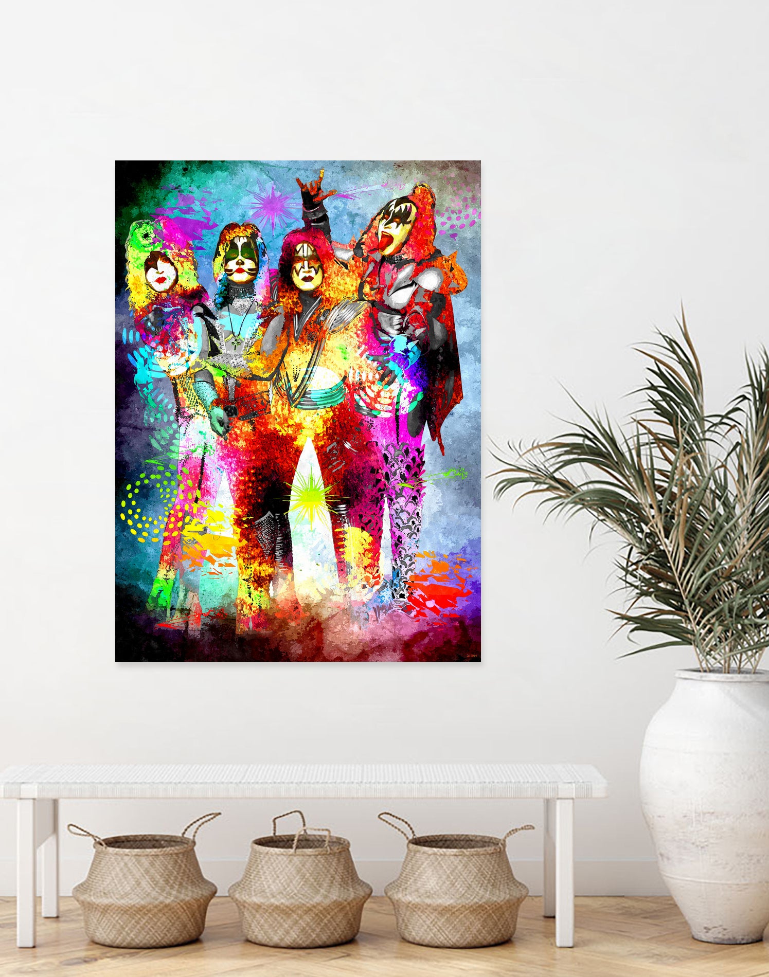 KISS by Daniel Janda on GIANT ART - white digital painting