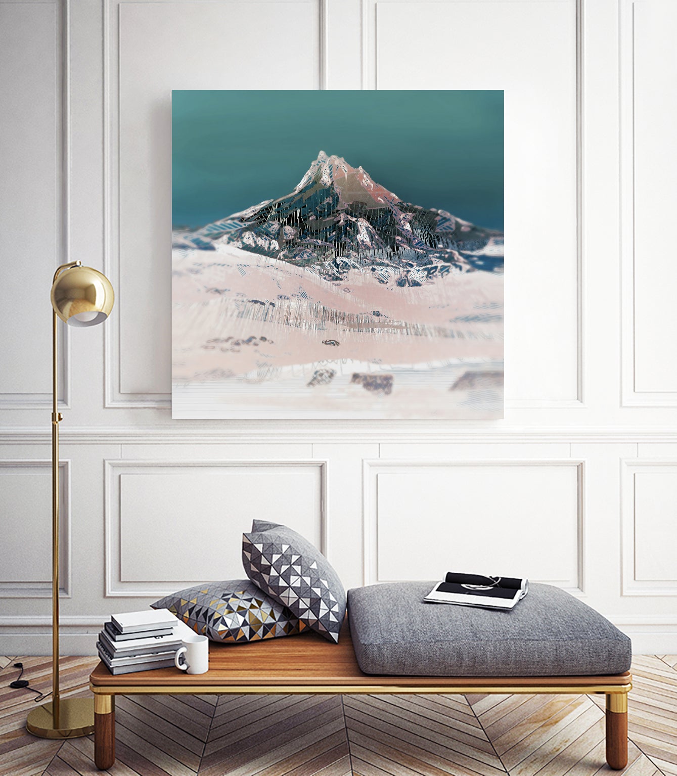 Time Out of MInd by Jamison Gish on GIANT ART - white digital painting