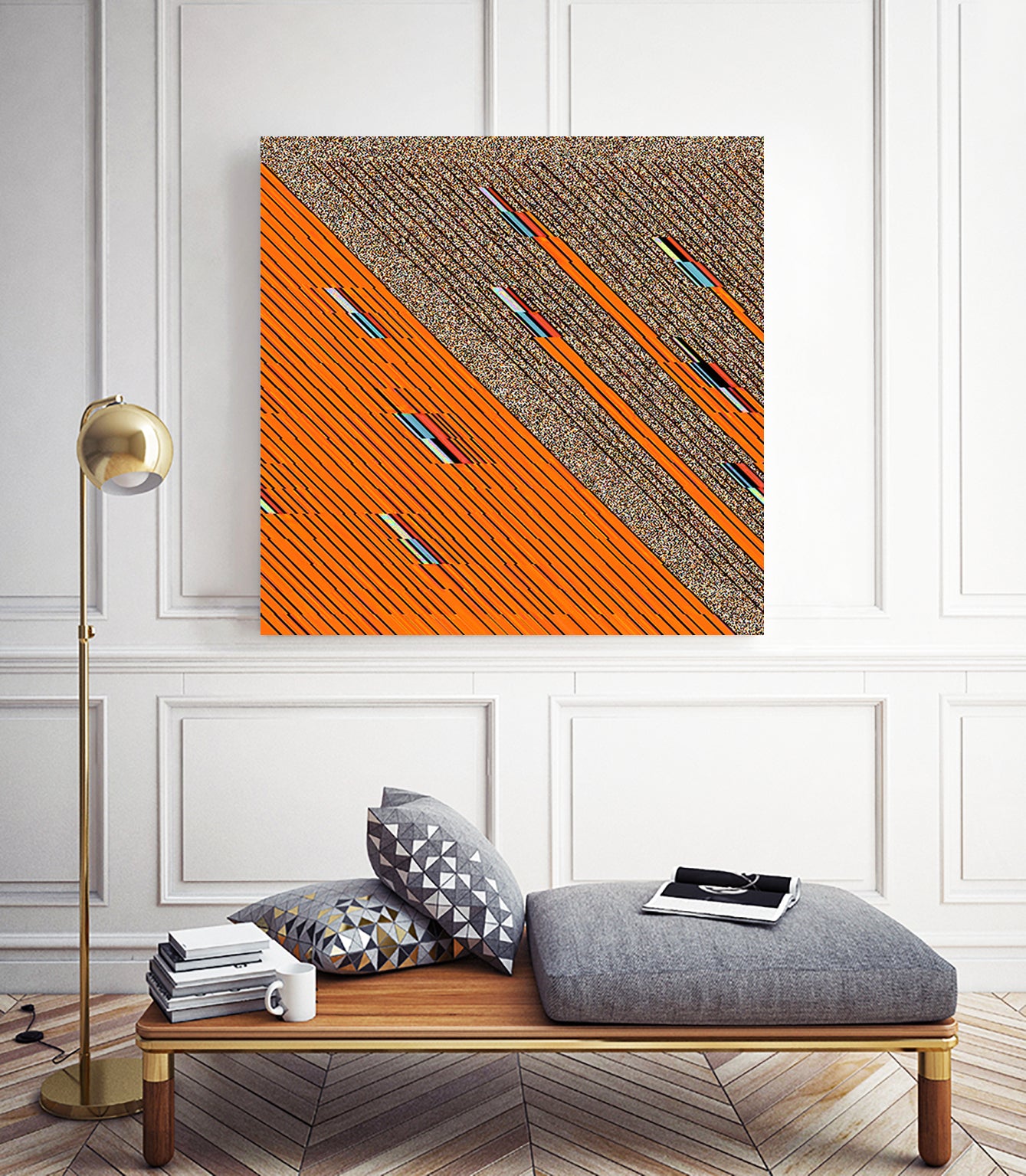 omamatia by vivi melignon on GIANT ART - orange digital painting