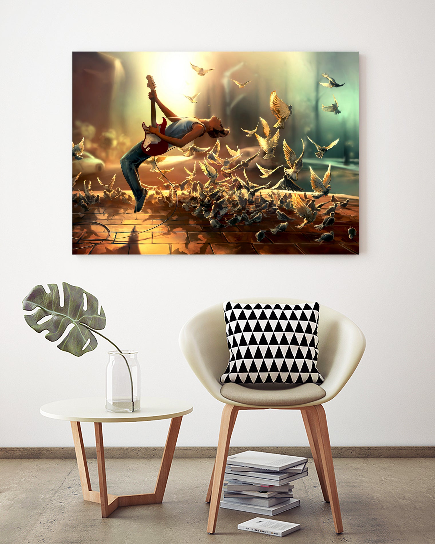 Do more than just exist by Cyril Rolando on GIANT ART - yellow digital painting