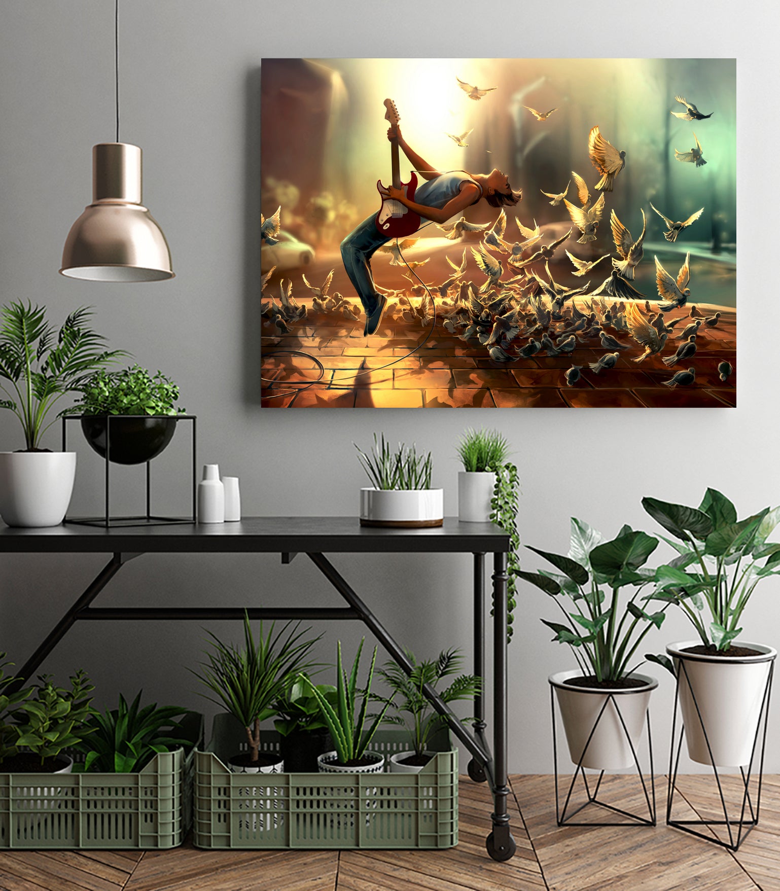 Do more than just exist by Cyril Rolando on GIANT ART - yellow digital painting