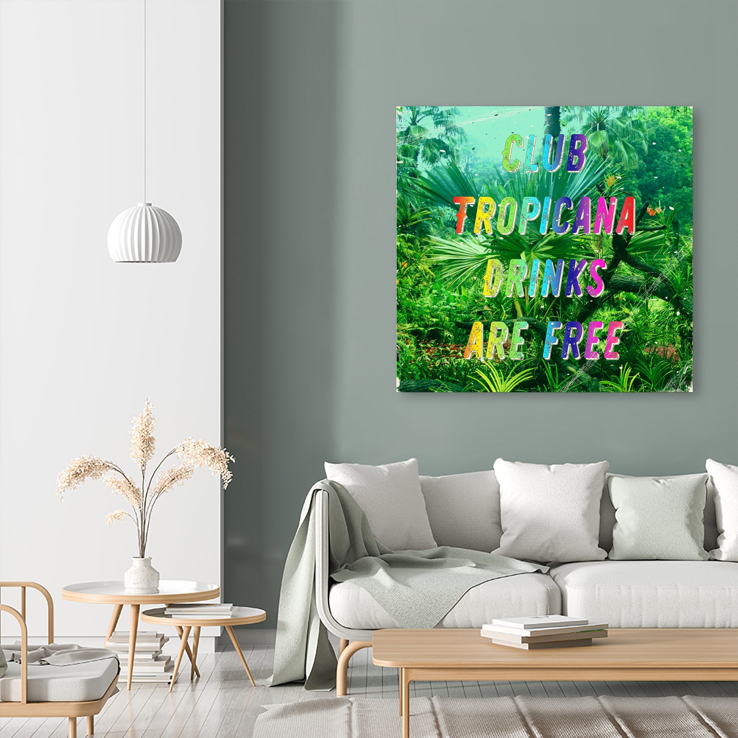 Club Tropicana-#2 by Ralph Frankenberg on GIANT ART - green photo illustration