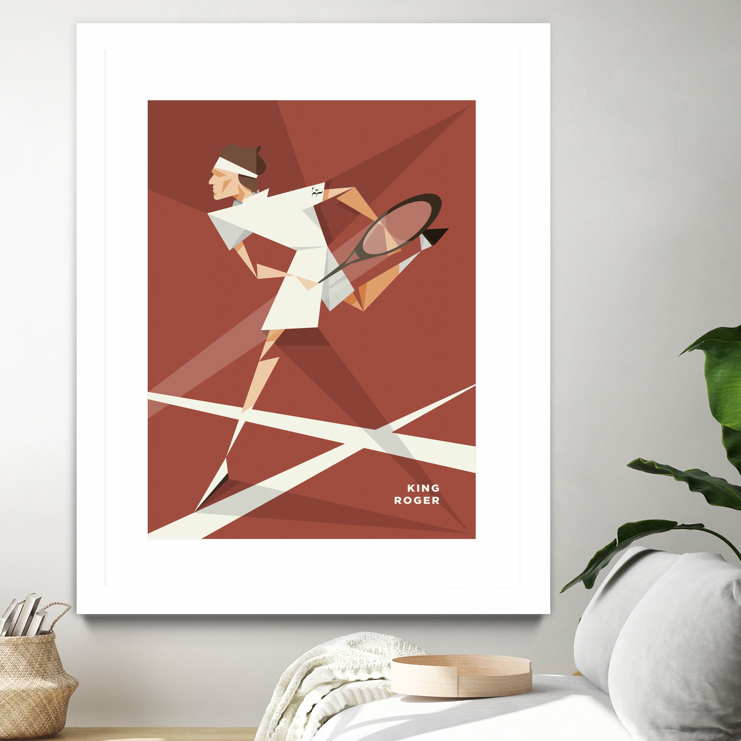 King Roger. the portrait by Riccardo Pagliani on GIANT ART - red character design