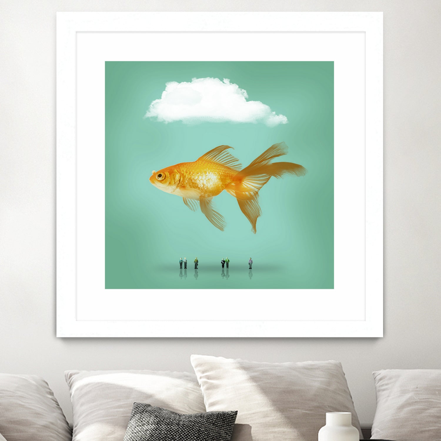 balloon fish by Vin Zzep on GIANT ART - white photo illustration