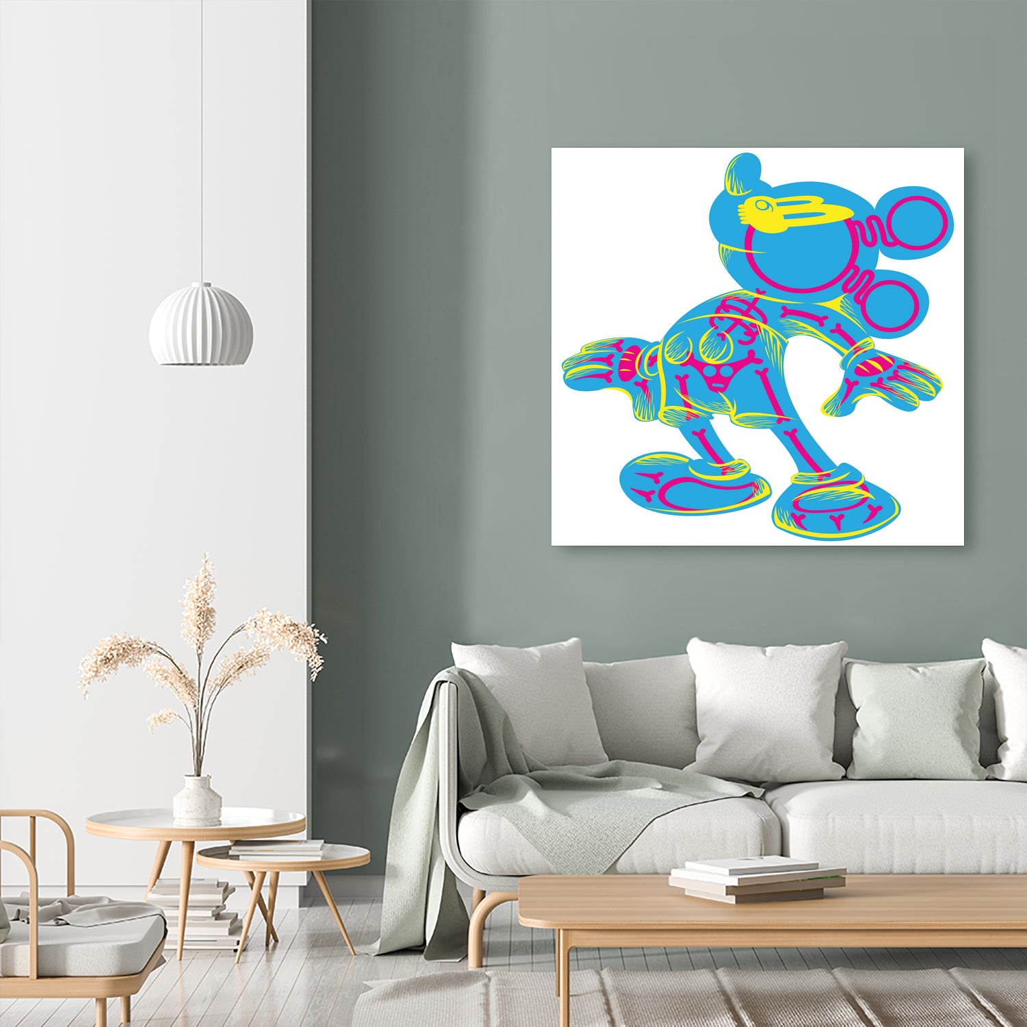 Dipopai - What's up there? by Neo Dhlamini on GIANT ART - blue vector illustration