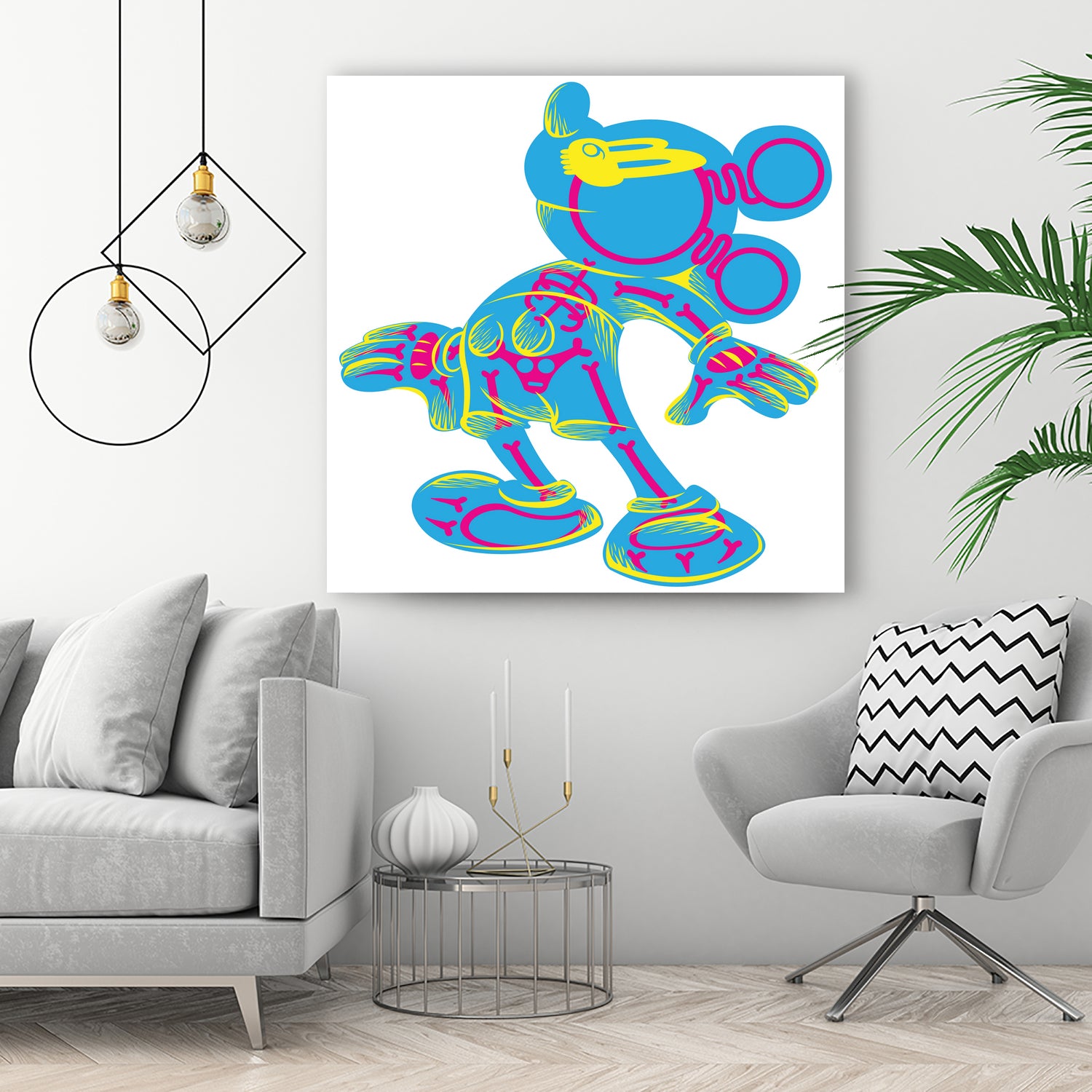 Dipopai - What's up there? by Neo Dhlamini on GIANT ART - blue vector illustration