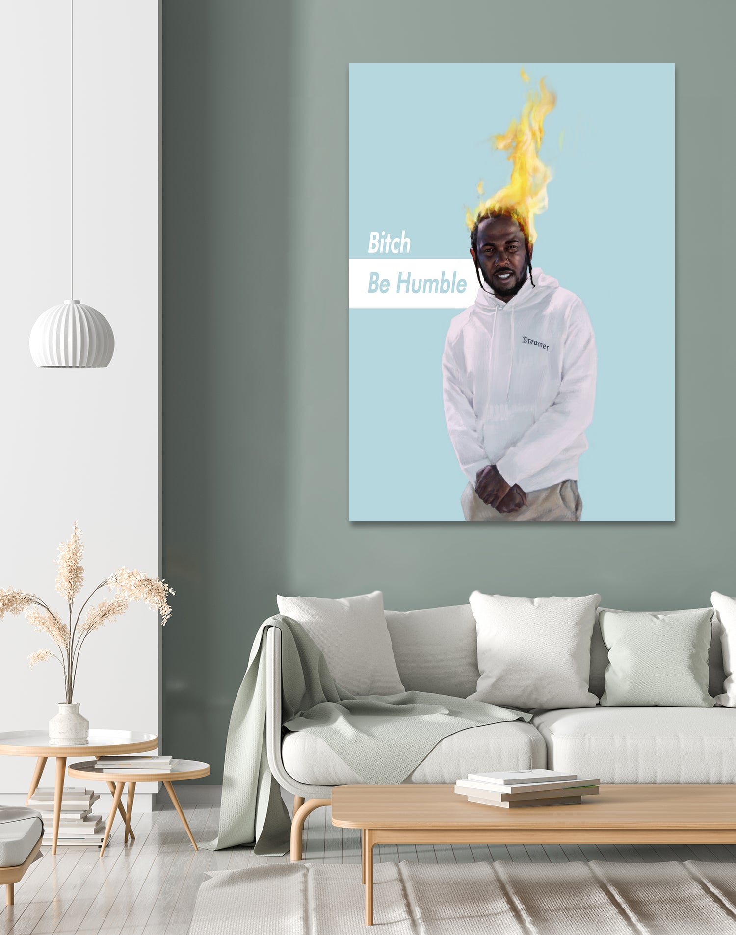 Be Humble by Luis Felipe Ramos Cardoso on GIANT ART - blue digital painting