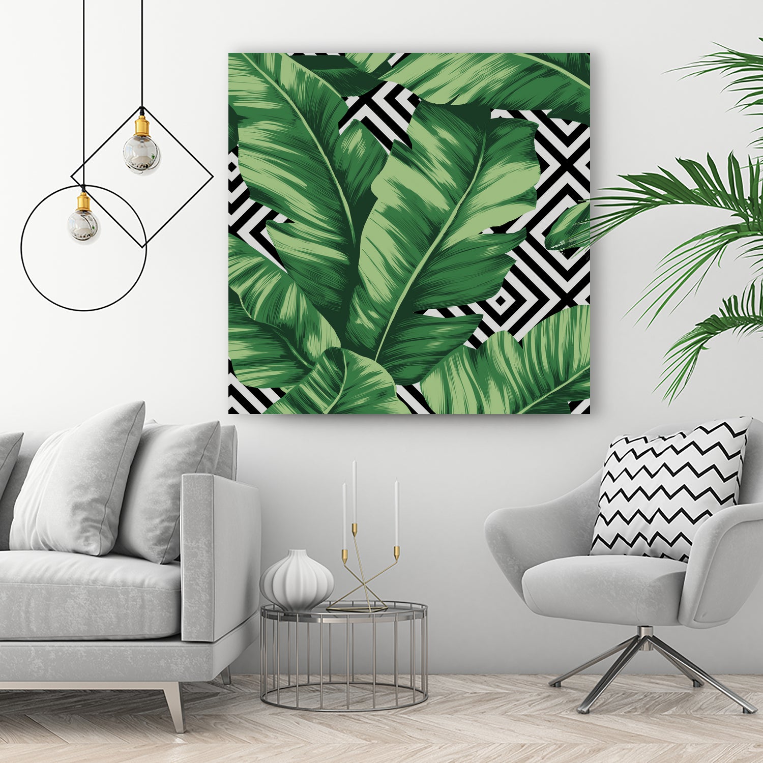 Banana leaf by Paola Morpheus on GIANT ART - green digital painting