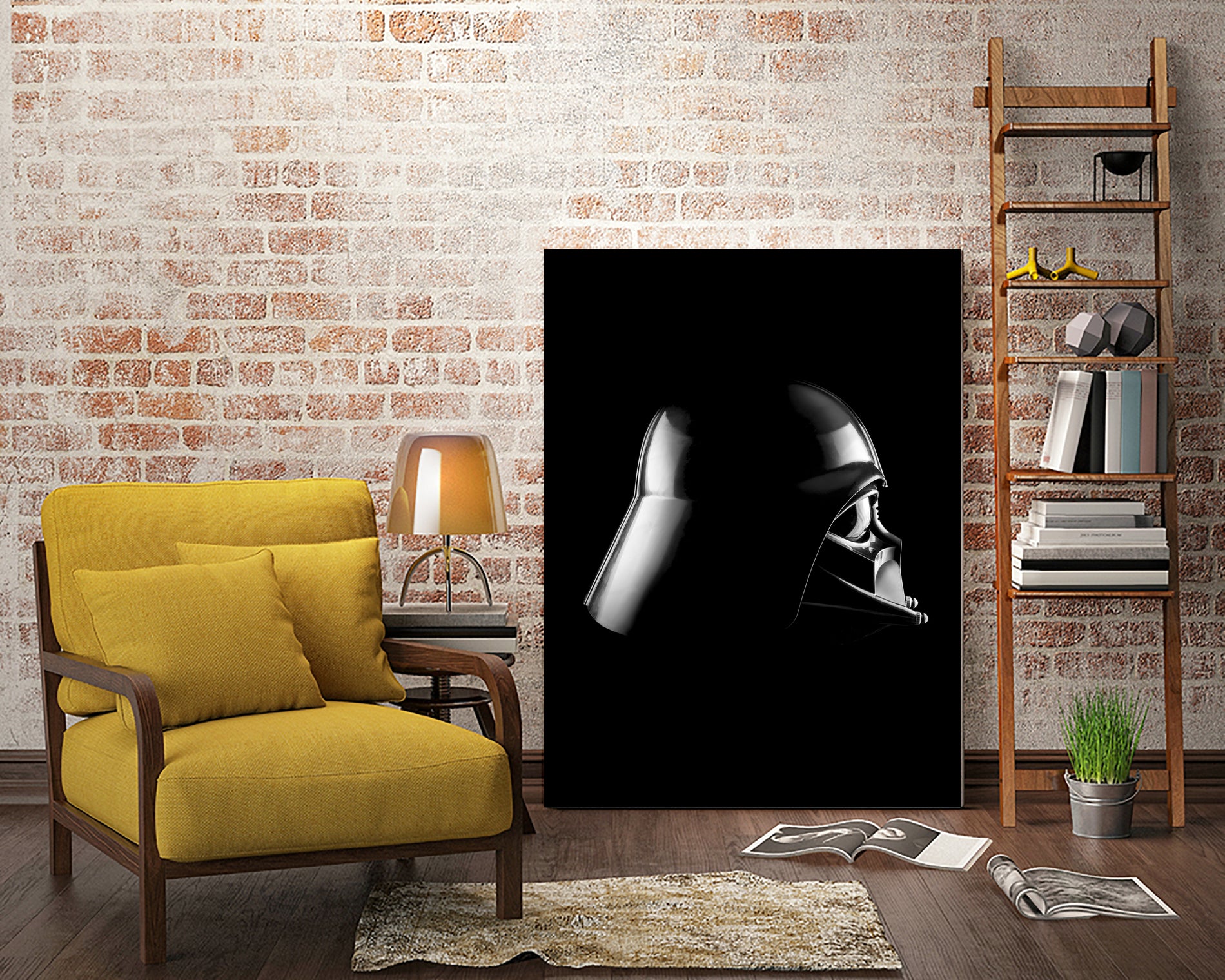 Dark Side - Vader by Paul Hollingworth on GIANT ART - black photo illustration